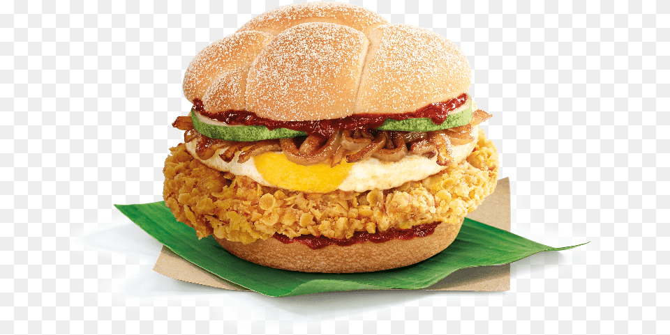 Nasi Lemak Burger Mcdonalds Singapore, Food Free Png Download
