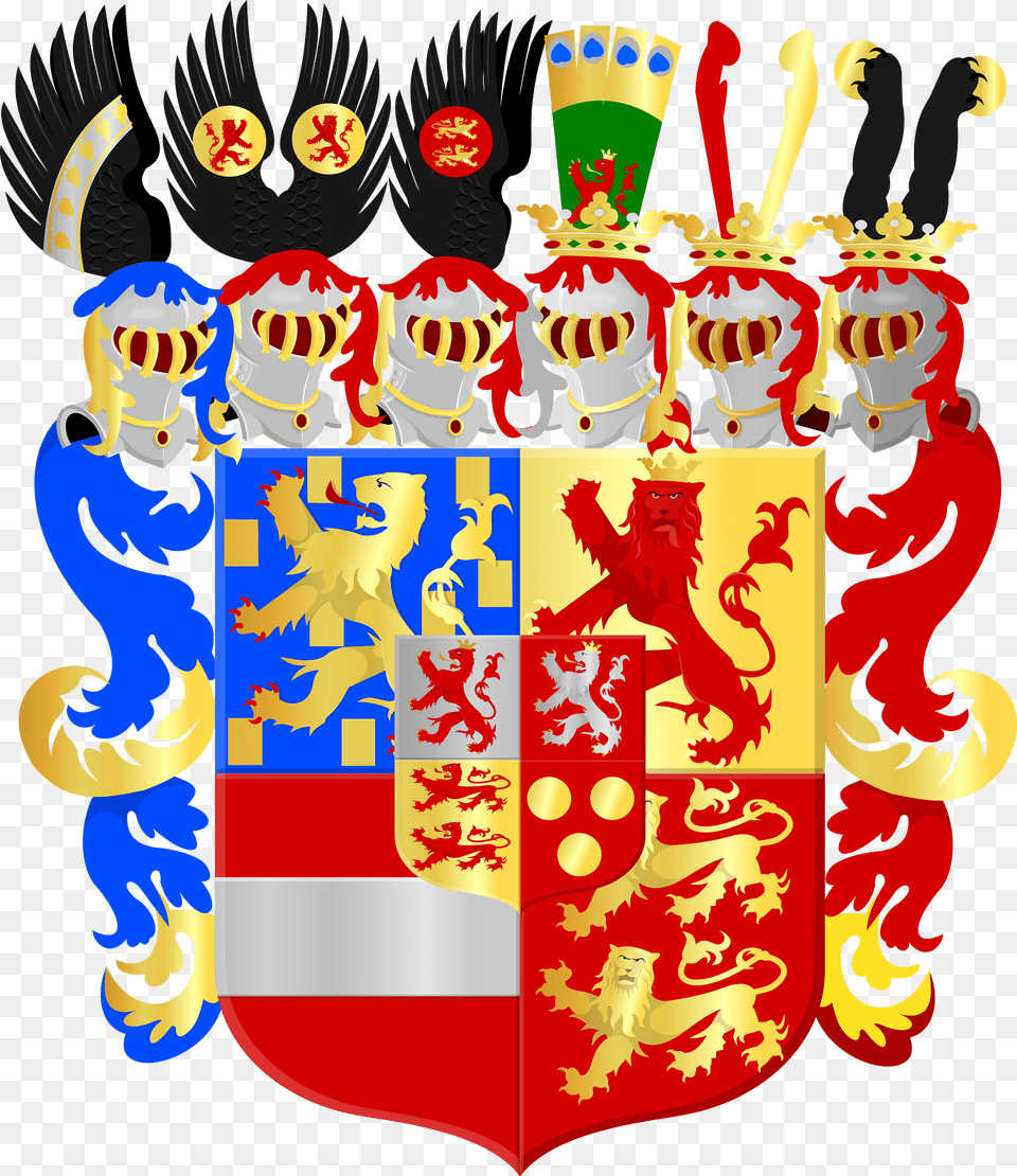 Nassau Siegen Dillenburg Diez Wapen Clipart, Armor, Emblem, Symbol, Shield Free Png