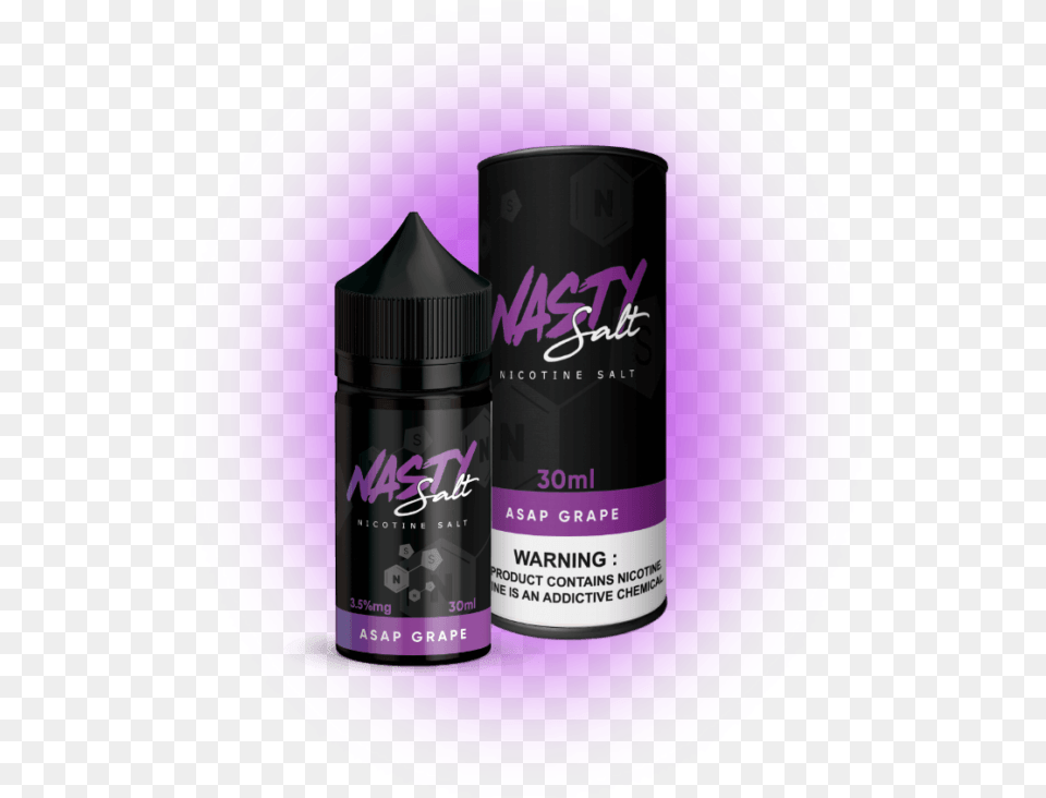 Nasty Grape Salt Nic, Purple, Cosmetics, Can, Tin Png Image