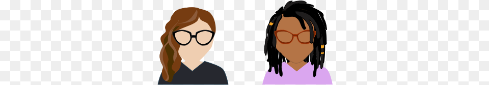 Natalie And Jasmine Portable Network Graphics, Accessories, Glasses, Adult, Female Free Transparent Png