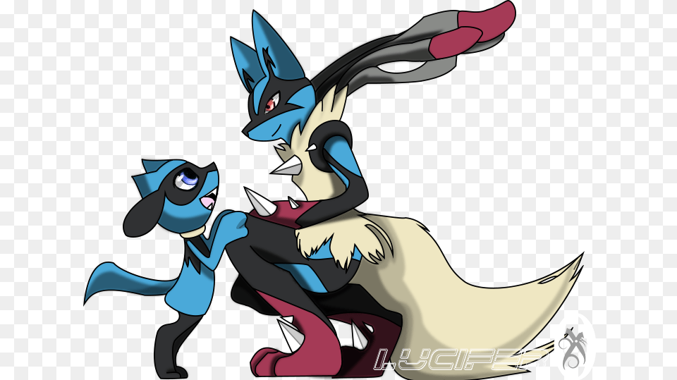 Nate And Mega Lucario Cartoon, Adult, Person, Female, Woman Png