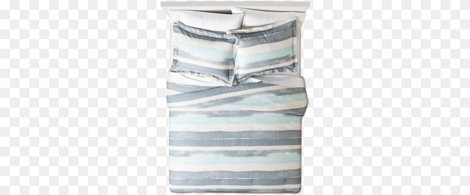 Nate Berkus Watercolor Stripe Comforter Set, Cushion, Furniture, Home Decor, Linen Free Png Download