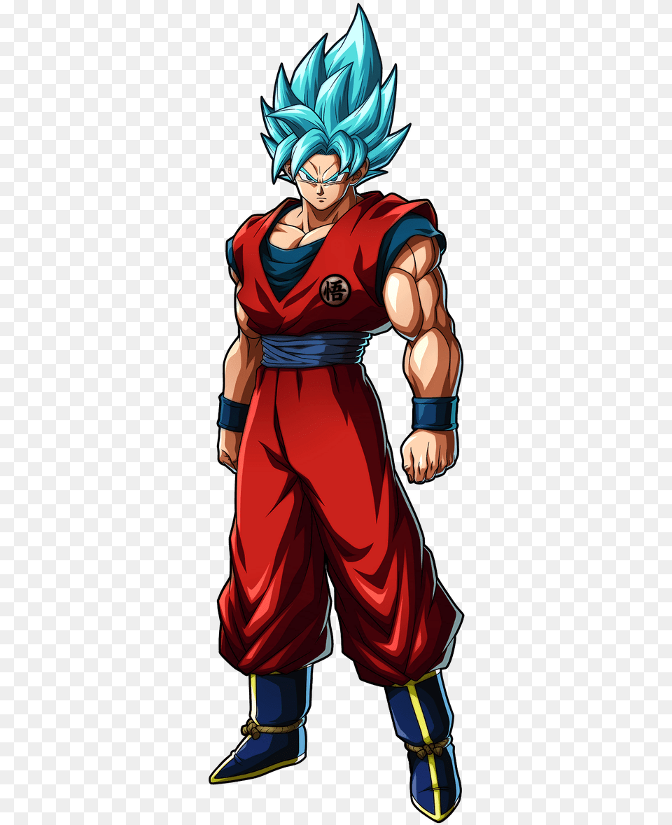 Nate On Twitter Super Saiyan Blue Goku Dragon Ball Fighterz, Book, Comics, Publication, Person Free Transparent Png