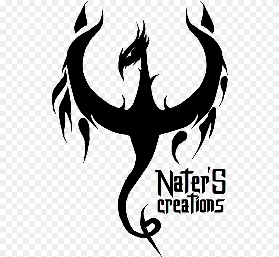 Naters Creations Logo Firebird Black Emblem, Lighting, Text, Nature, Night Free Png