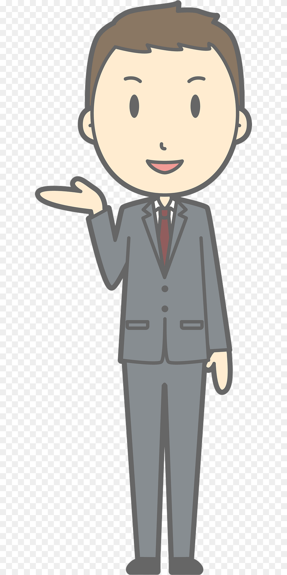 Nathan Businessman Acting As A Guide Clipart, Clothing, Formal Wear, Suit, Baby Free Png Download