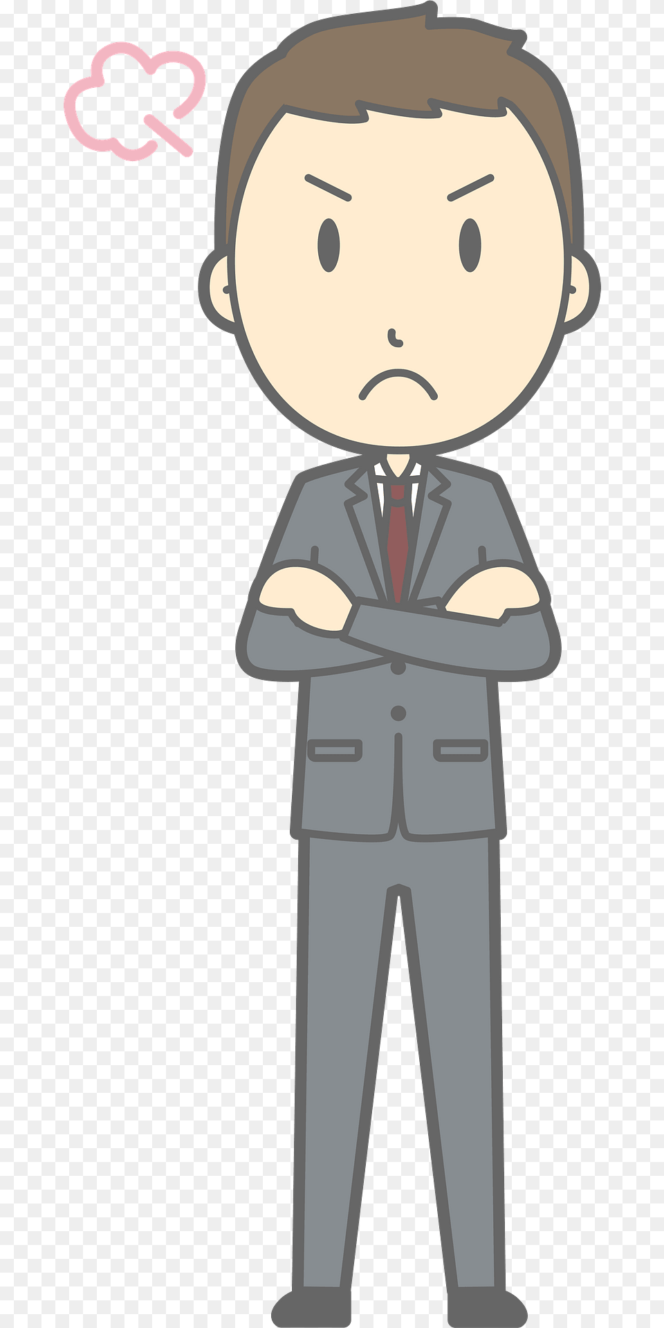 Nathan Businessman Is Angry Clipart, Book, Publication, Comics, Formal Wear Png Image