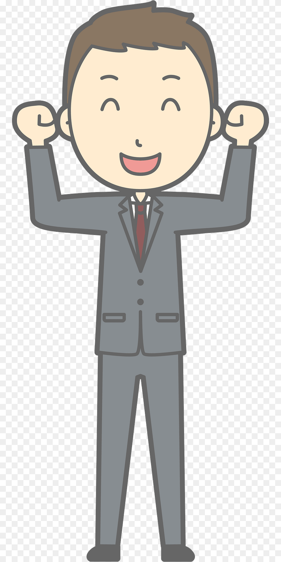 Nathan Businessman Is Expressing Joy Clipart, Clothing, Suit, Formal Wear, Head Free Png