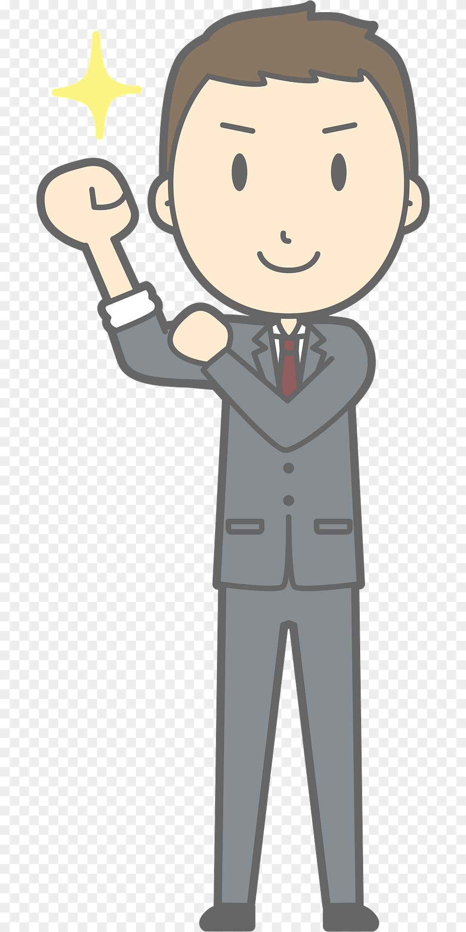 Nathan Businessman Is Pumped Up Clipart, Face, Head, Person, Baby Free Png Download