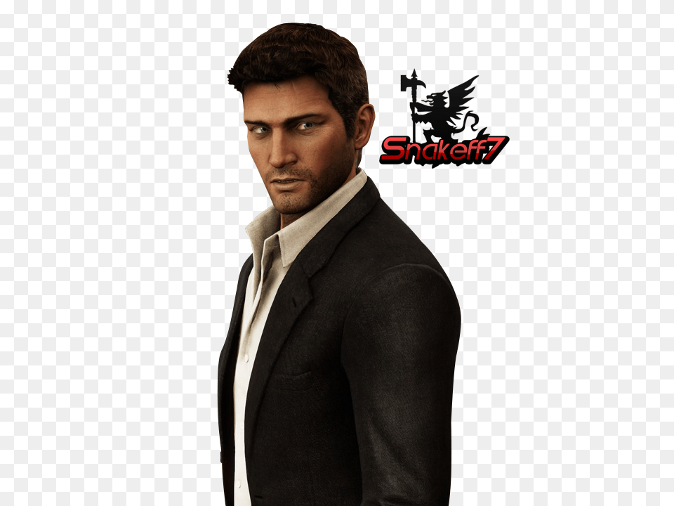 Nathan Drake Hd, Accessories, Tie, Suit, Portrait Png