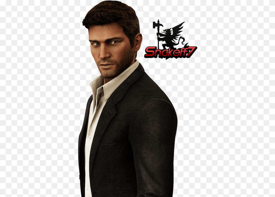 Nathan Drake Hd Nathan Drake Uncharted 3 Suit, Portrait, Photography, Person, Man Png