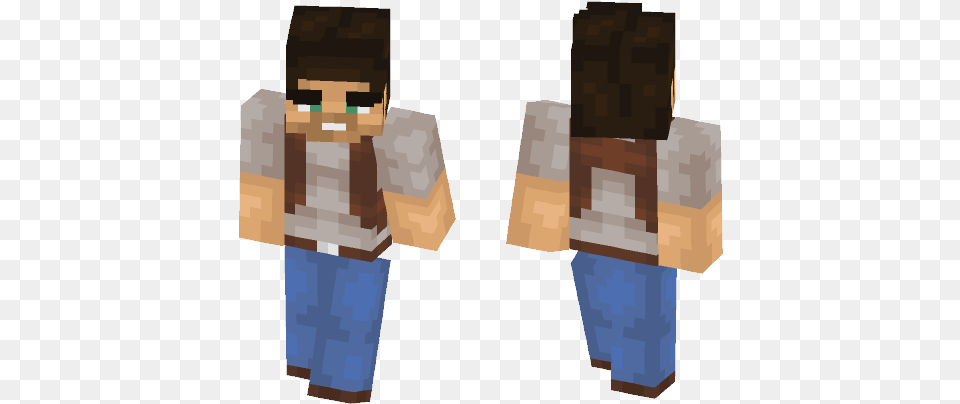 Nathan Drake Uncharted Swap Ink Sans Minecraft Skin, Brick, Person, Head, Box Free Png