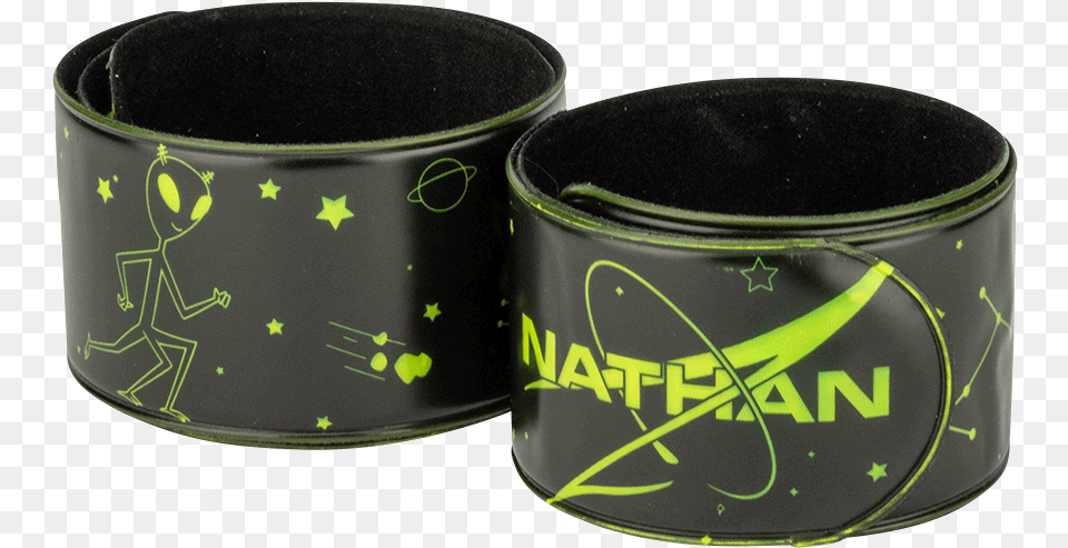 Nathan Yellow Reflective Slap Bracelet Band Belt, Cup Png Image