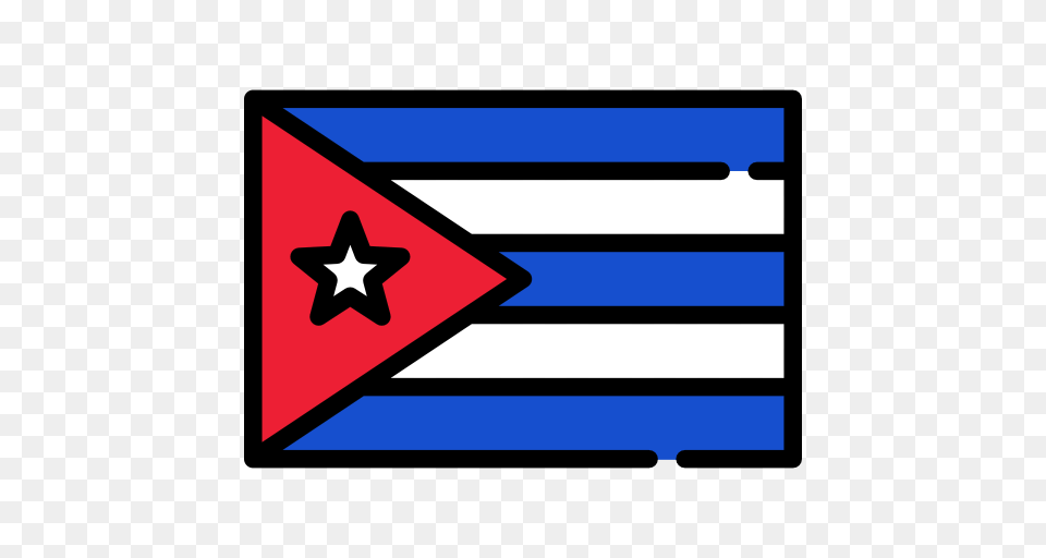 Nation Country Flag Cuba Flags Icon, Symbol, Star Symbol, Person, Sign Free Png Download