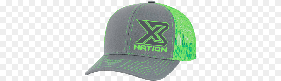 Nation Grey Neon Hat For Baseball Can Am Logo, Baseball Cap, Cap, Clothing, Hardhat Free Png
