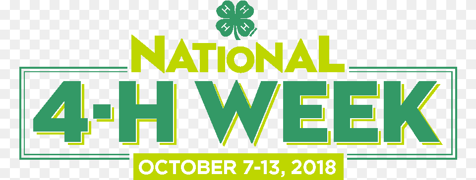 National 4 H Week 2018, Green, Symbol, Scoreboard, Recycling Symbol Free Png