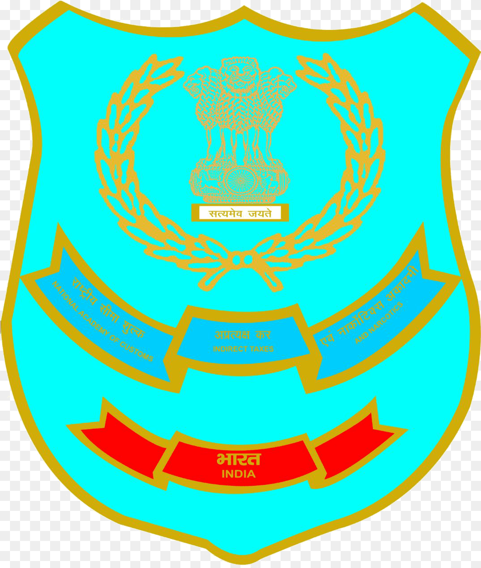 National Academy Of Customs Excise And Narcotics, Badge, Logo, Symbol, Armor Free Png