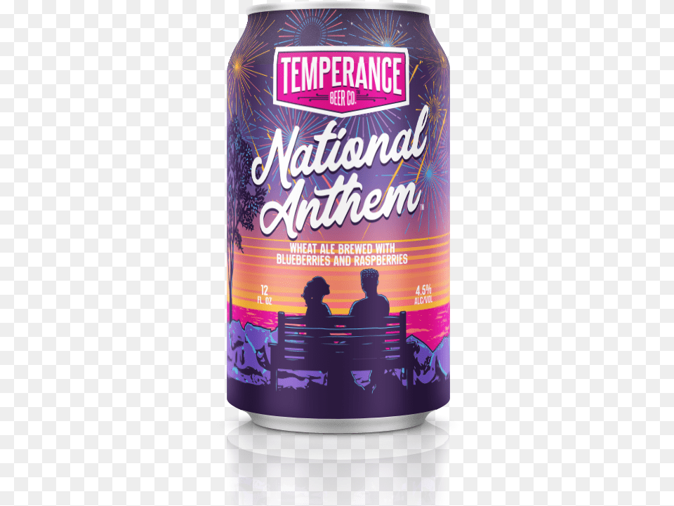 National Anthem Blueberry Raspberry Wheat, Can, Tin, Adult, Male Free Transparent Png