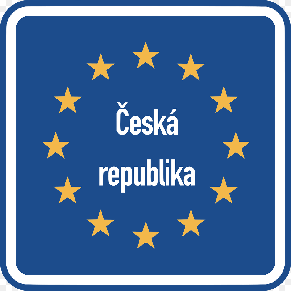 National Border Sign In Czech Republic Clipart, Symbol Png Image