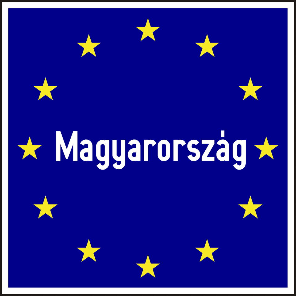 National Border Sign In Hungary Clipart, Flag, Symbol Free Png