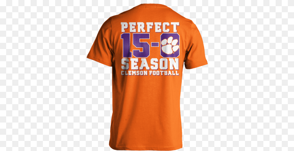 National Championship Perfect Season T Shirt Orange Active Shirt, Clothing, T-shirt Png Image