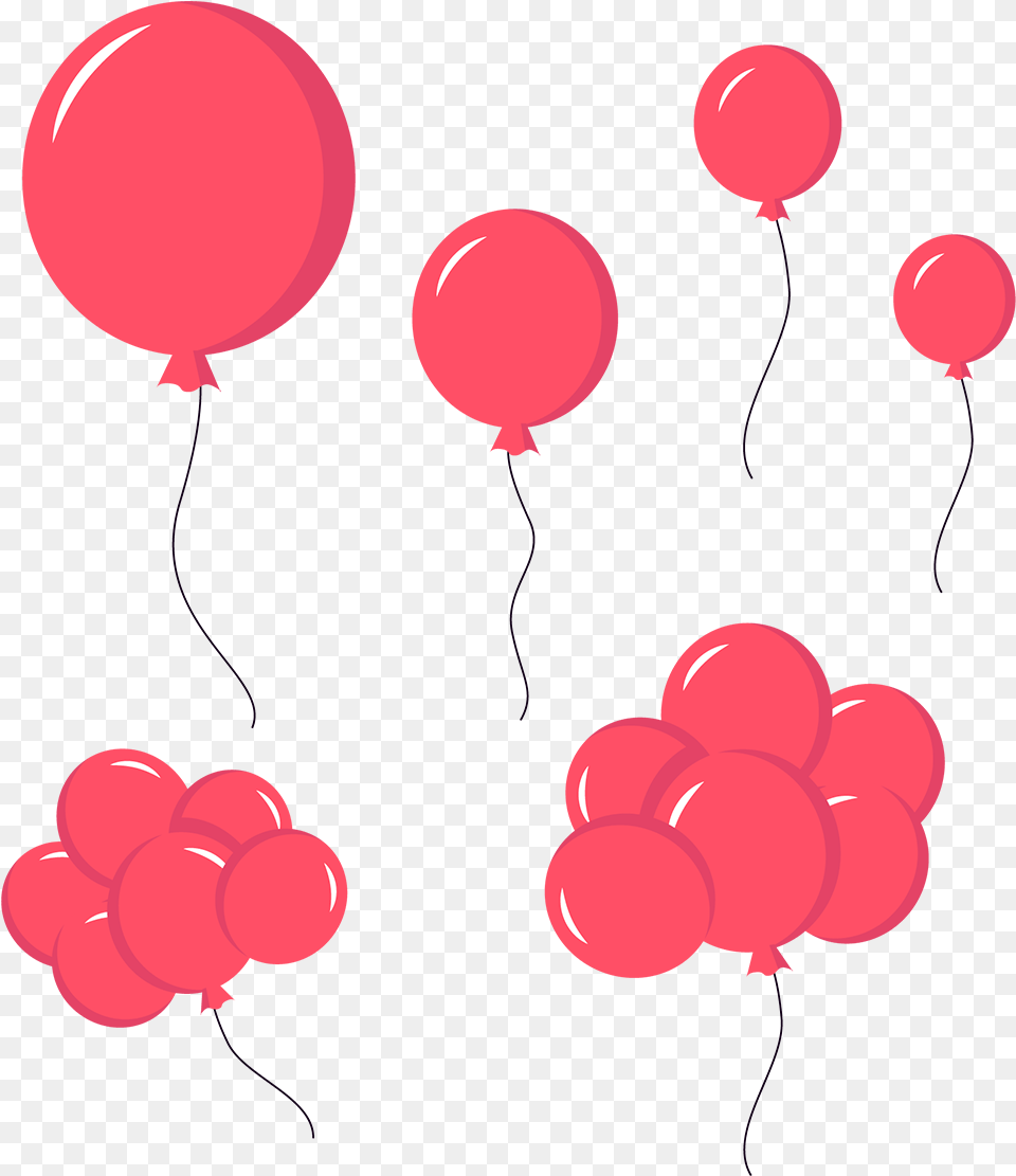 National Day Red Balloons Festive And Vector Image Balloons Vector, Balloon Free Png Download