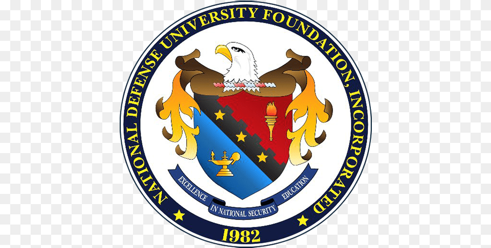 National Defense University Foundation Announces Chicago National Defense University Logo, Emblem, Symbol, Animal, Bird Free Png