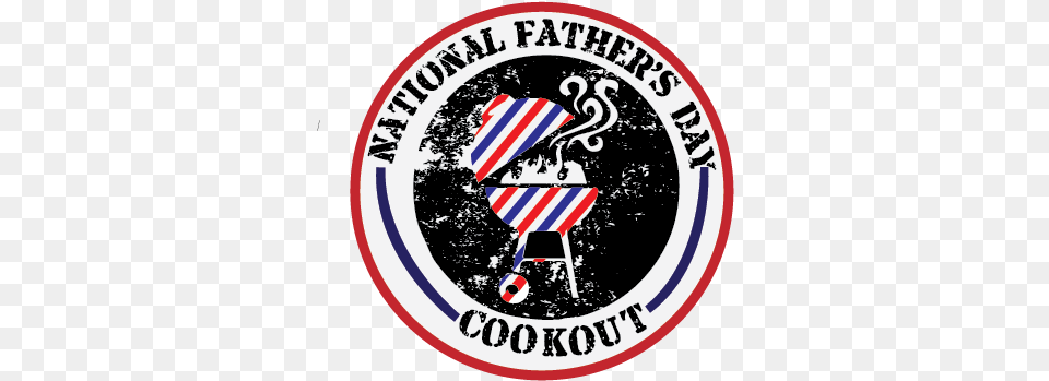 National Fathers Day Cookout Red Stamp, Emblem, Logo, Symbol, Badge Free Transparent Png
