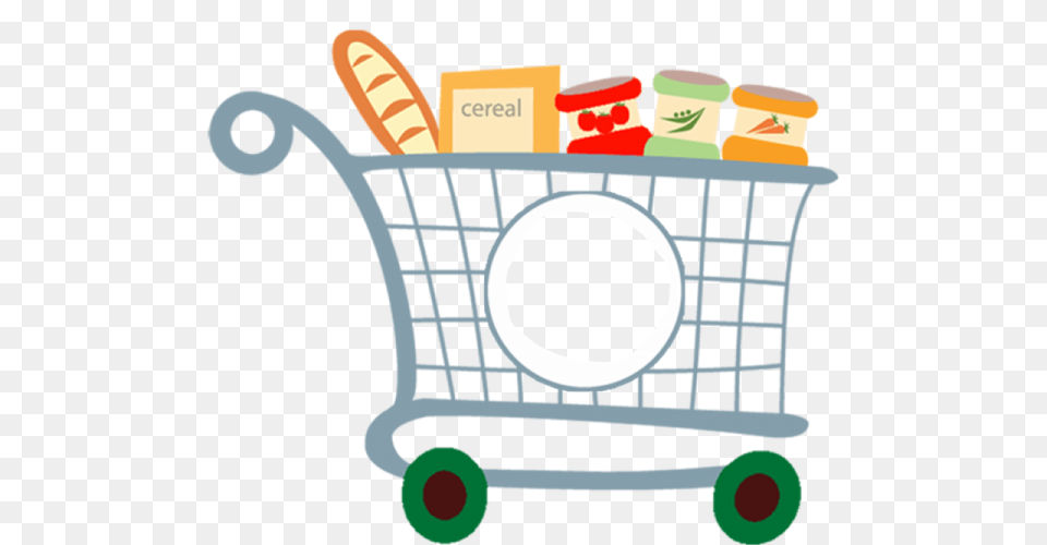 National Food Bank Day, Shopping Cart, Bulldozer, Machine, Wheel Png Image