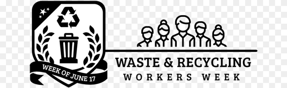 National Garbage Man Day Gets Official Emblem, Logo, Symbol, Stencil Free Png
