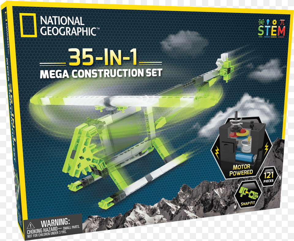 National Geographic 35 In 1 Mega Construction Set Brainfuel, Outdoors, Nature, Advertisement, Poster Free Png Download