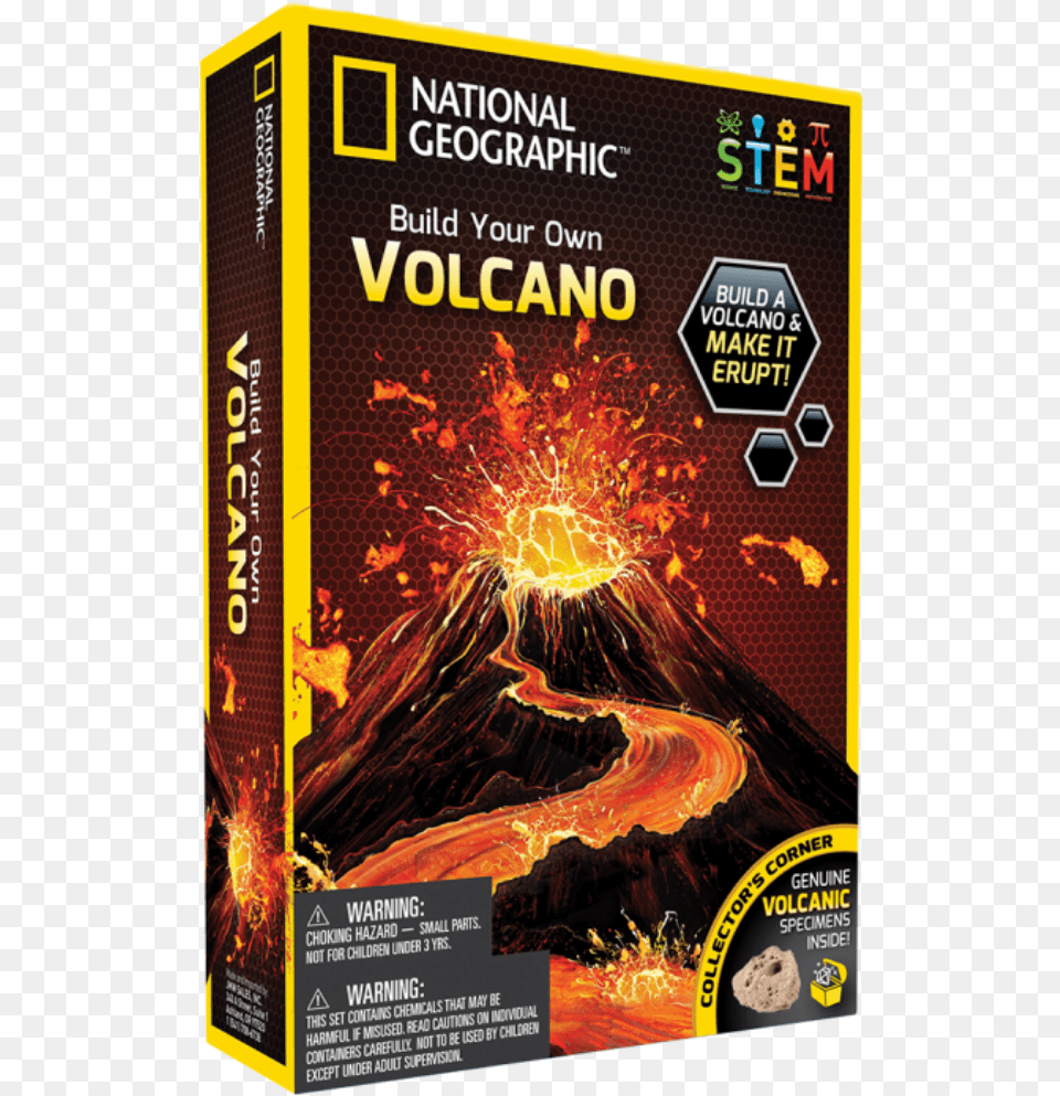 National Geographic Build Your Own Volcano Download Nat Geo Volcano Kit, Mountain, Nature, Outdoors, Eruption Free Png