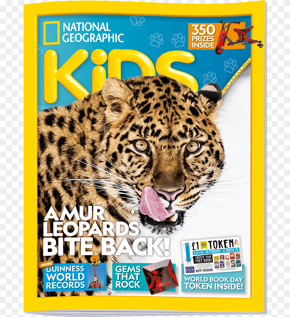 National Geographic Kids February 2019, Advertisement, Poster, Animal, Mammal Free Png Download