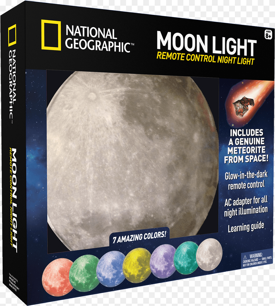 National Geographic Moon Light Night Light, Astronomy, Nature, Outdoors, Sphere Png