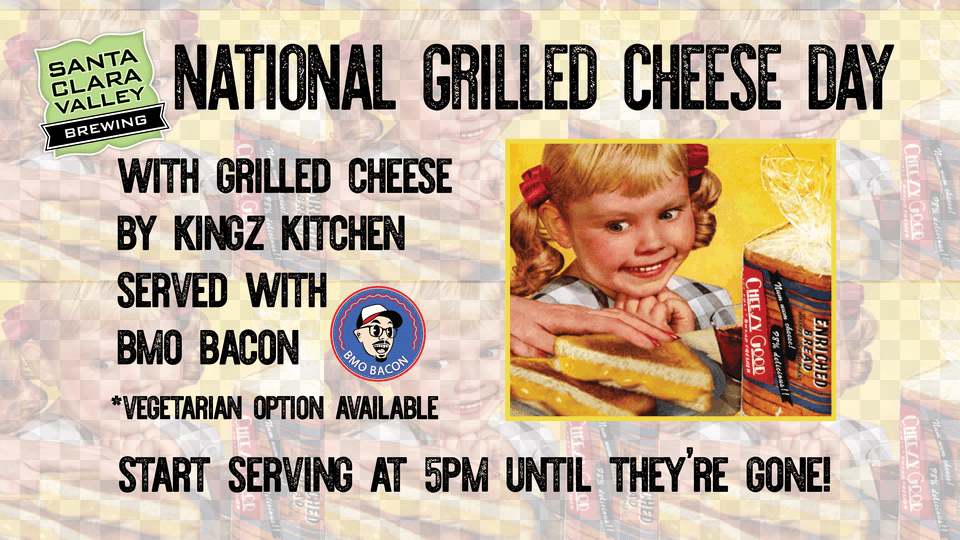 National Grilled Cheese Day Scvb Vintage Ads, Publication, Person, Baby, Book Free Png