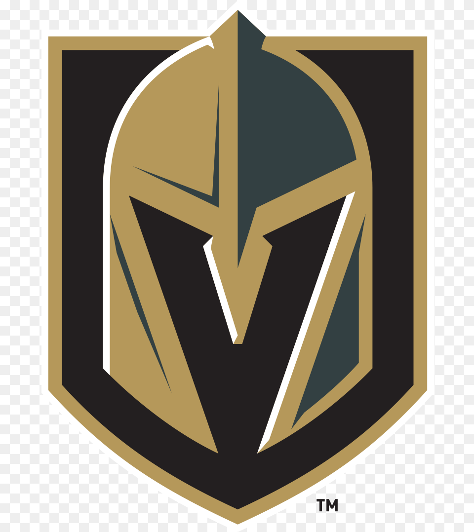 National Hockey League Teams Scores Stats News Go Vegas Golden Knights, Armor, Shield, Logo Free Png Download
