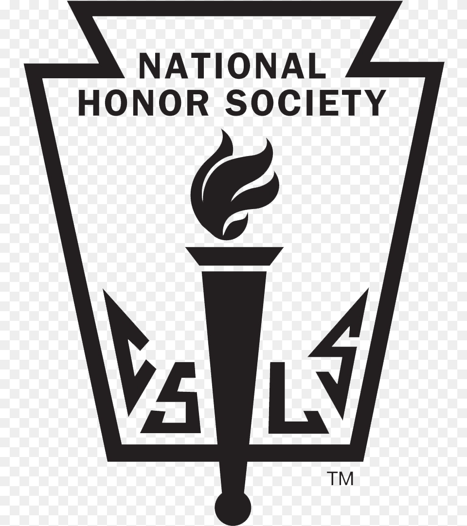 National Honor Society National Honor Society National Honor Society Nhs Logo, Light, Torch, Blackboard Png