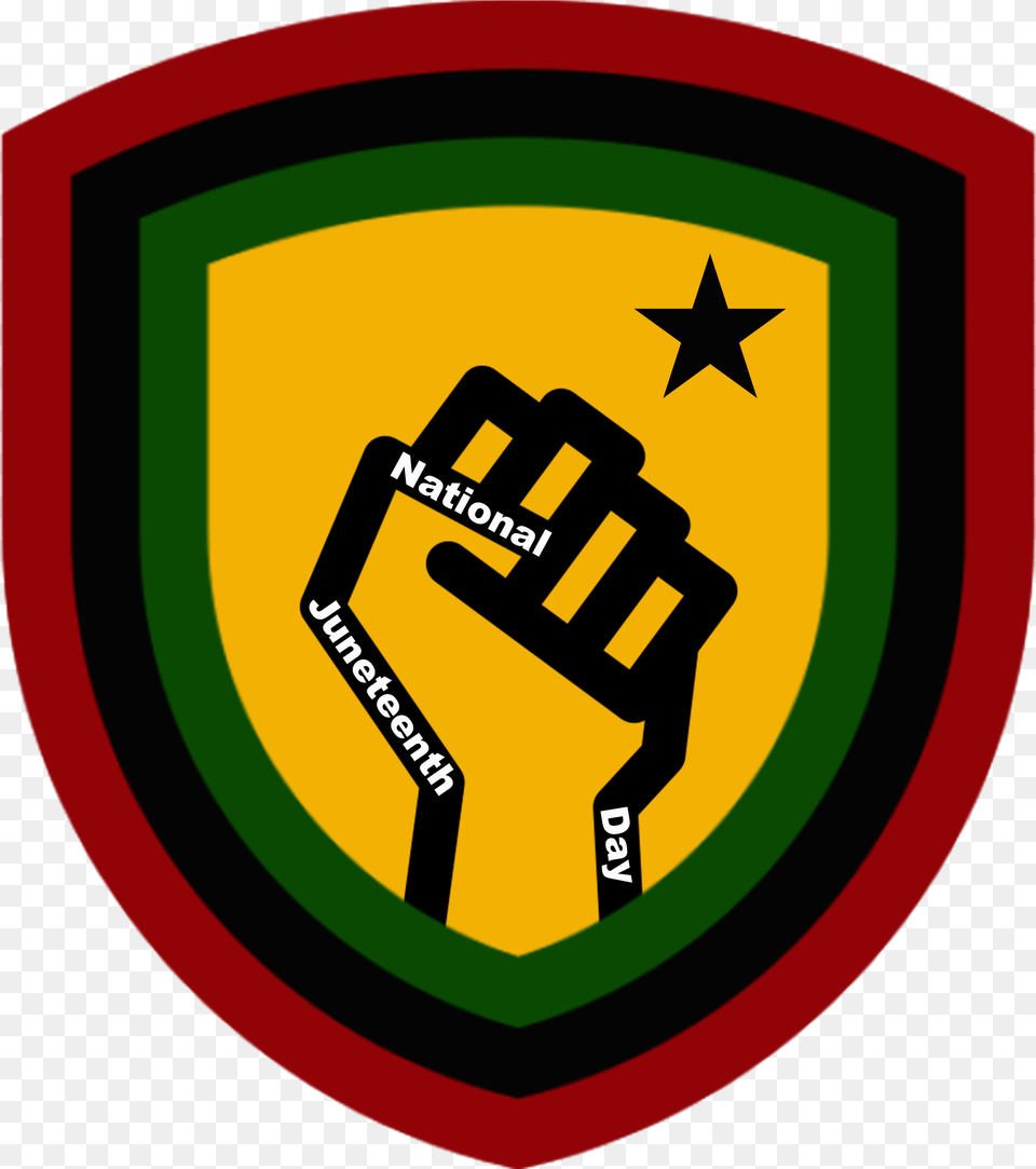 National Juneteenth Day Emblem, Logo, Body Part, Hand, Person Png Image