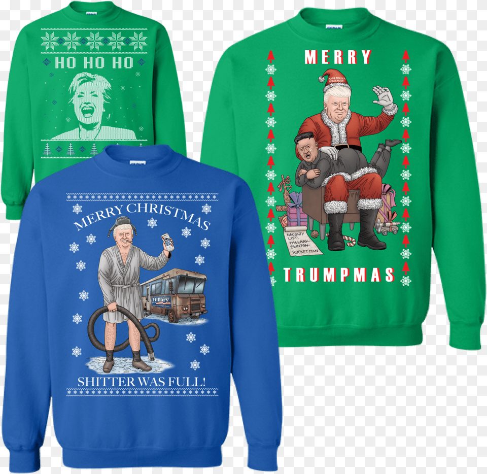 National Lampoon Vacation Shitter39s Full Ugly Christmas, T-shirt, Clothing, Sweatshirt, Sweater Png Image
