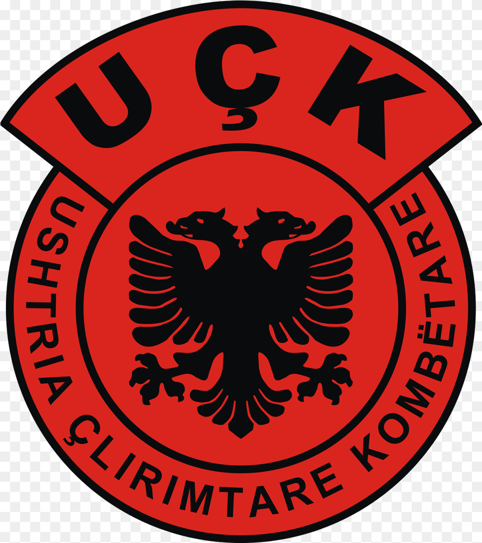National Liberation Army Macedonia Wikipedia Uck Logo, Emblem, Symbol, Badge, Animal Png Image