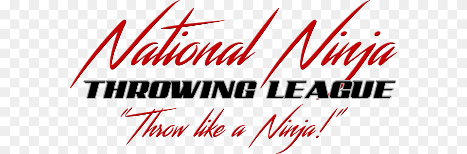 National Ninja Throwing League, Logo, Text Free Transparent Png