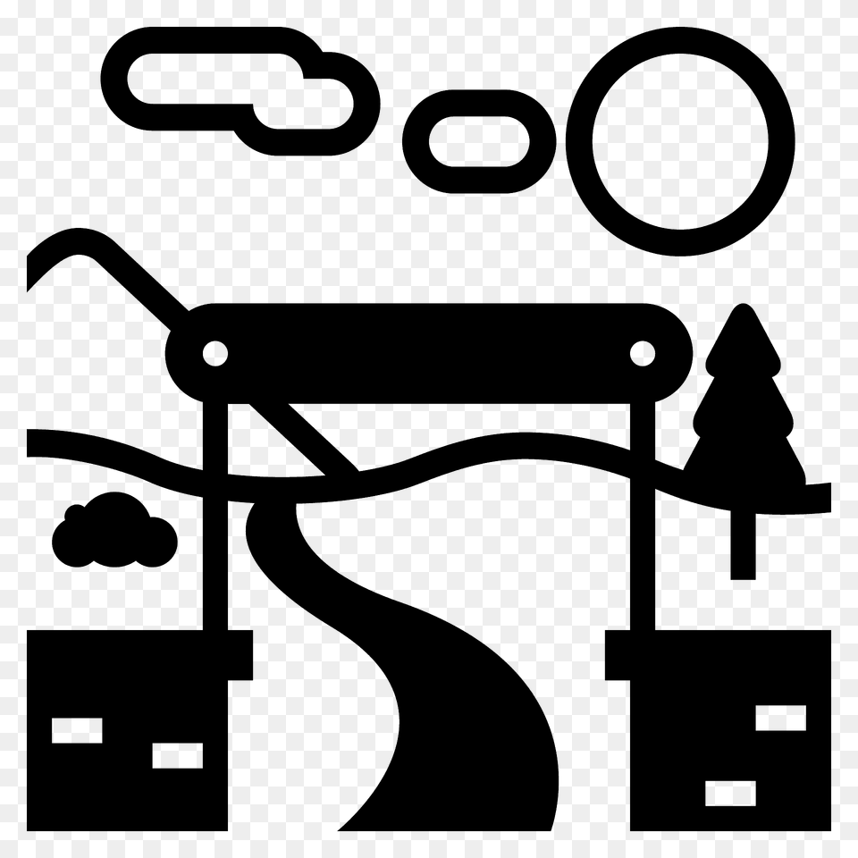 National Park Emoji Clipart, Stencil, Text Free Png