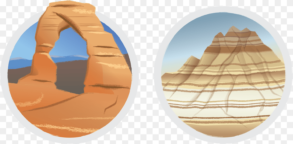 National Park Vector Pyramid, Arch, Architecture, Desert, Nature Free Transparent Png