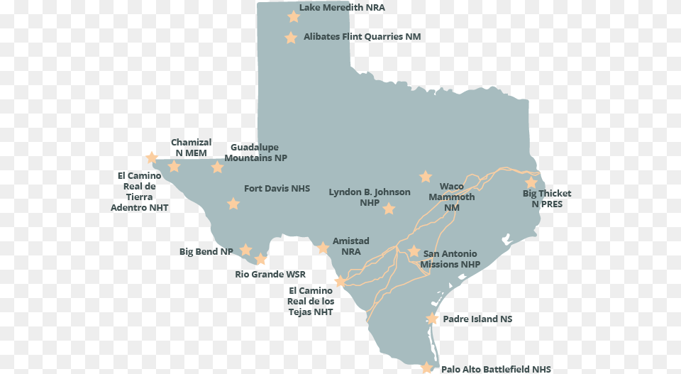 National Parks In Texas Map Lake Meredith Texas Map, Chart, Plot, Atlas, Diagram Free Png