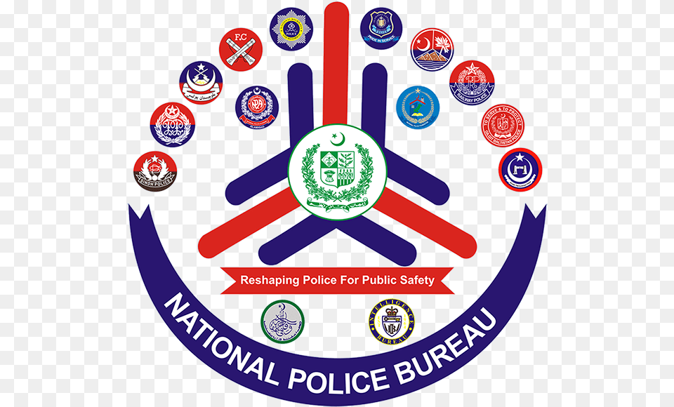 National Police Bureau Islamabad, Badge, Logo, Symbol, Sticker Free Transparent Png