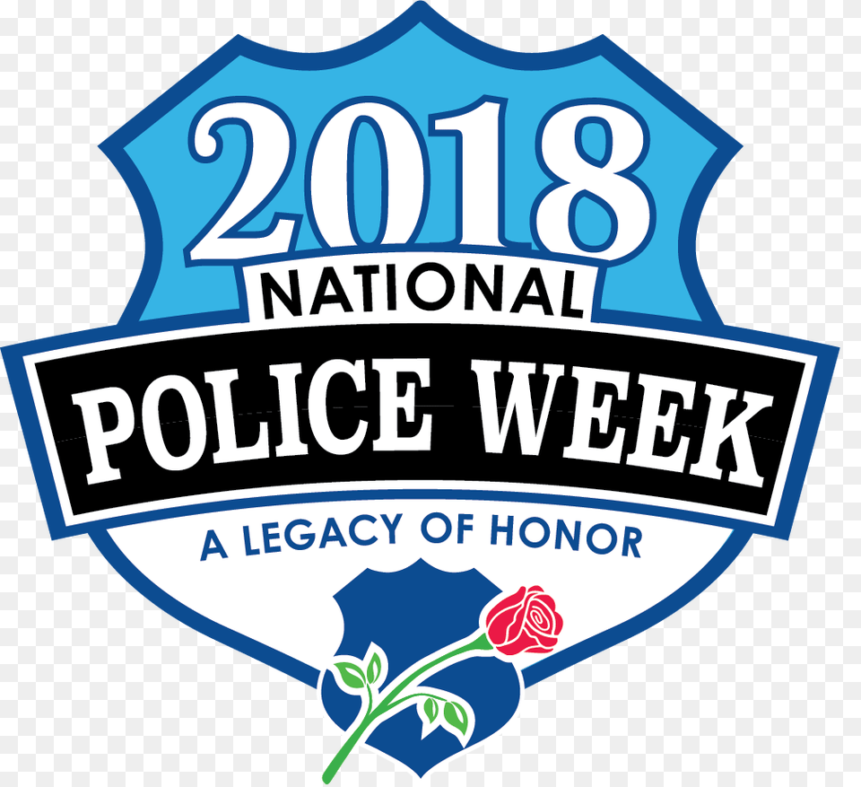 National Police Week, Badge, Logo, Symbol, Flower Free Transparent Png
