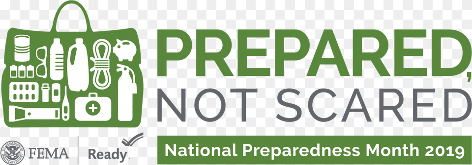 National Preparedness Month Logo Showing An Emergency September Is National Preparedness Month, Bag, Scoreboard, Accessories, Handbag Free Png