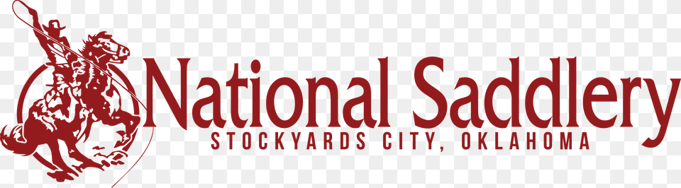 National Saddlery Graphic Design, Maroon Png Image