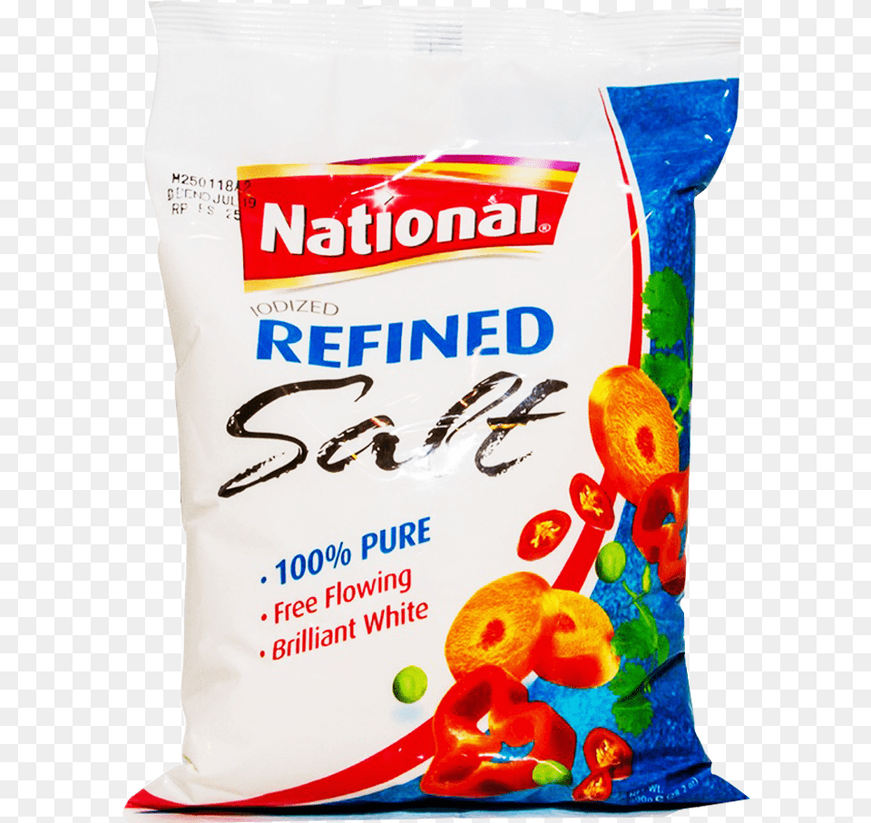 National Salt Refine Table 800 Gm, Powder, Food Free Png