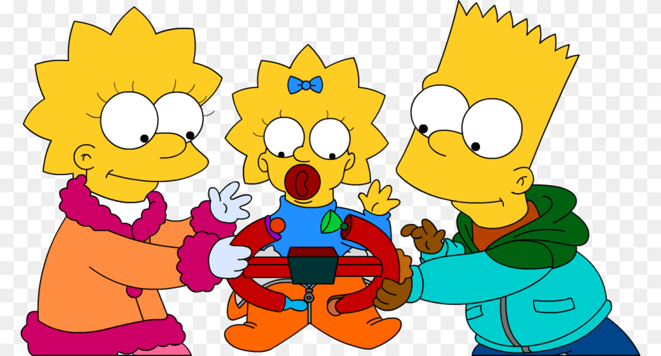 National Siblings Day The Simpsons, Baby, Person, Face, Head Free Png