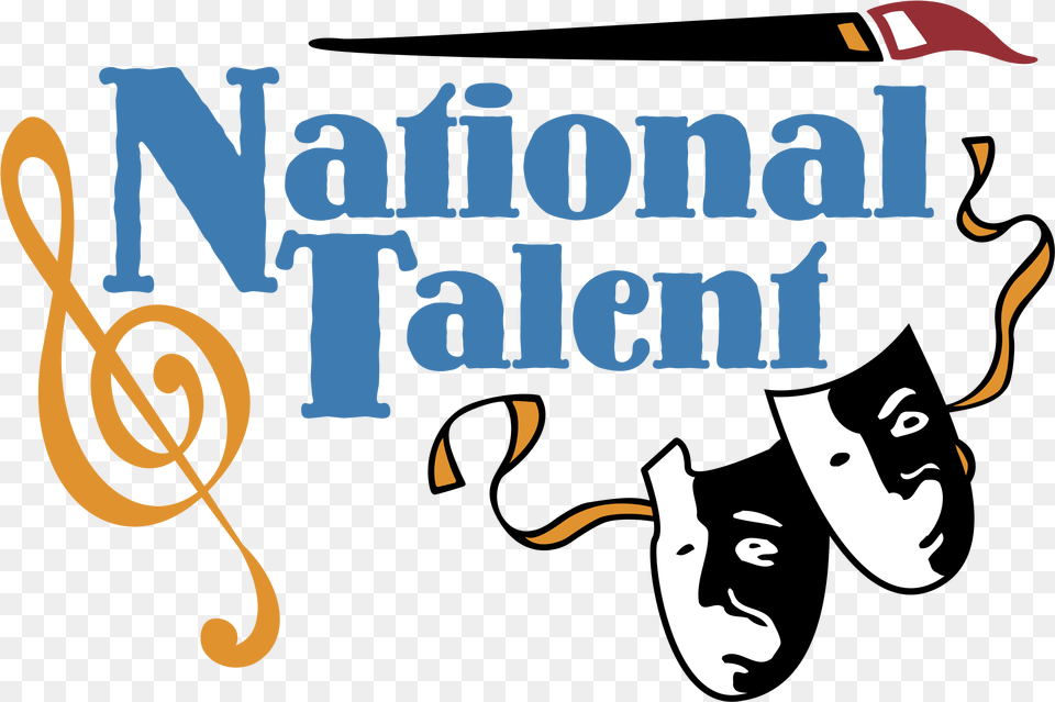 National Talent Logo Transparent Logo, Book, Publication, Text, Face Png